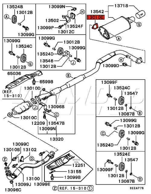 Mitsubishi Outlander Exhaust System Diagram - Wiring Diagram