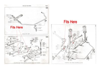 Superflex - Ford Cortina MK1 Steering Drag Link Kit, - MK1 SF126-0429K #2