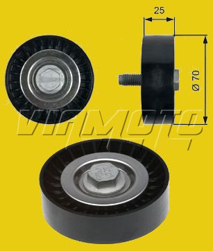 Idler Pulley Auxilliary Belt - Mitsubishi Lancer EVO 10 X CZ4A