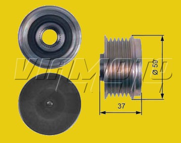 Alternator Pulley - Mitsubishi Lancer EVO 10 X CZ4A