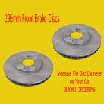 Front 296mm Brake Discs - Mitsubishi GTO/3000GT