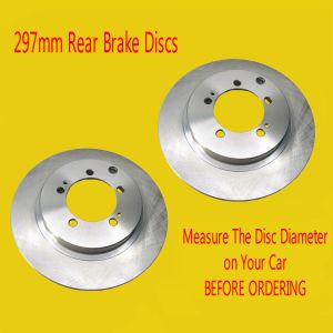 Rear 297mm Brake Discs - Mitsubishi GTO/3000GT