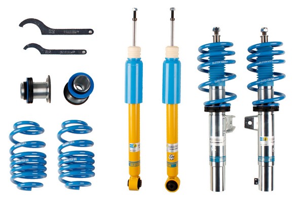Bilstein B14 PSS - Coilover Suspension Kit - Audi A3 8V, VW Golf 7 50mm Rigid Axle :47-229945