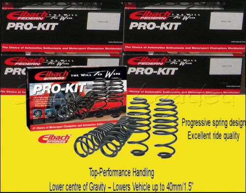 Eibach Pro-Kit Spring Kit Mitsubishi Evo 4/5/6: 6034-140