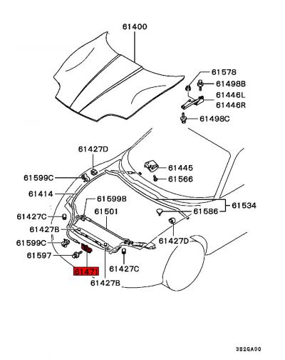 Bonnet/Hood Latch - FTO #3
