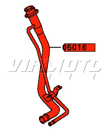 Fuel Filler Neck - Petrol Filler Neck - Mitsubishi EVO 1 CD9A