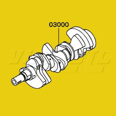 Crankshaft MD331531 - Galant/Legnum VR4 EC5A EC5W