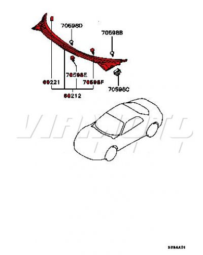 Front Wiper Garnish - FTO