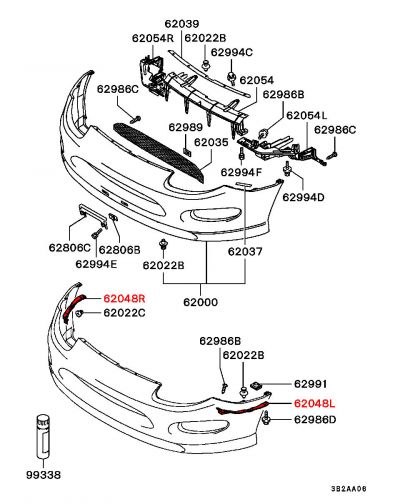 Front Bumper Brackets - FTO