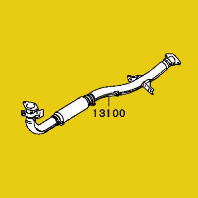 Frontpipe - Mitsubishi FTO 1.8 4 Cyl DE2A