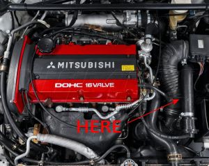 Hose - Dump Valve Return - Mitsubishi Lancer EVO 4 5 6 #3
