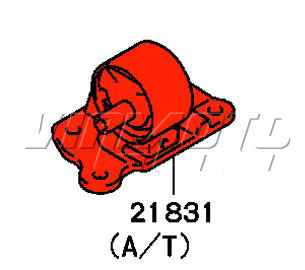 Lefthand Engine Mount - FTO V6 4 Speed Auto DE3A 30/06/1999 onwards