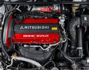 Hose - EGR Valve to Inlet Pipe - Mitsubishi Lancer EVO 4 5 6 #3