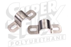 Superflex - Ford Mustang 65- Stainless Clamp bracket kit-SF143-0984KSS