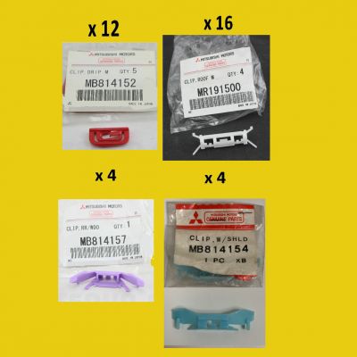 Roof Rail Clip Set - Mitsubishi Lancer EVO 5 6 CP9A