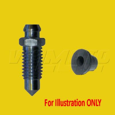 Rear Brake Caliper Bleed Nipple and Dust Cap - Mitsubishi Colt CZT 1.5 Turbo Z37A