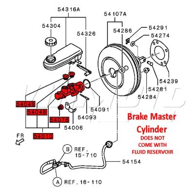 Brake Master Cylinder - Mitsubishi Colt 1.5 TD DID Z39A