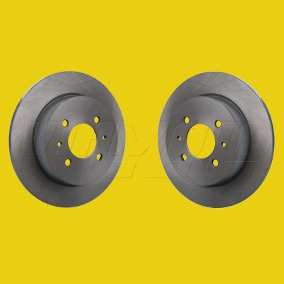 Rear Brake Discs - Mitsubishi Colt 1.8 GTi CA5A 4G93