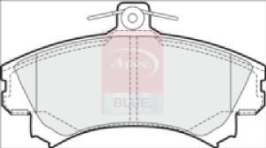 Standard Front Brake Pads - Mitsubishi Colt 1.5 DID Diesel Turbo Z39A