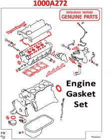 Complete Engine Gasket Set - Mitsubishi Colt CZT 1.5 Turbo Z37A