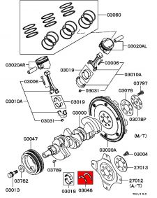 Crank Thrust Washers - FTO 2.0 V6