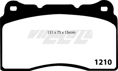 EBC Redstuff Ceramic Front Brake Pads - EVO 5 6 CP9A Brembo