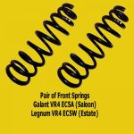 Front Coil Springs PAIR - Mitsubishi Galant/Legnum VR4 EC5A EC5W