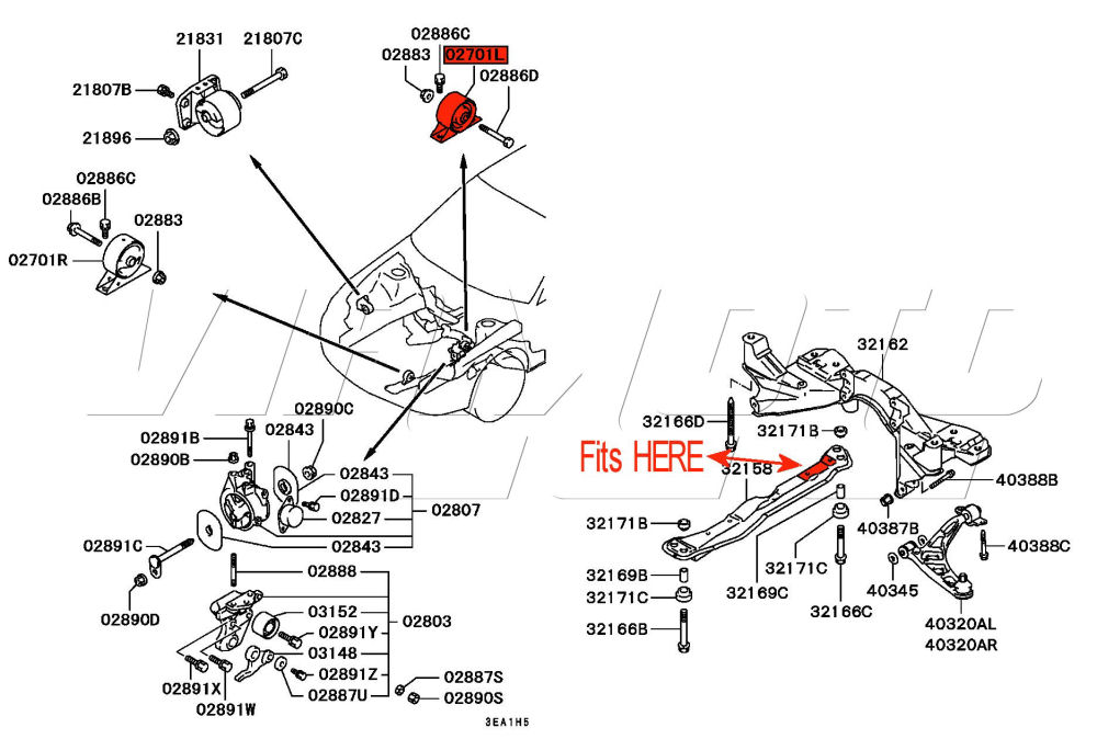 Viamoto Car Parts, Mitsubishi Lancer EVO 2 3 CE9A Parts ... mitsubishi lancer evolution engine diagrams 