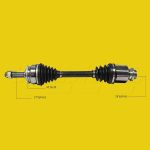 Lefthand Front Drive Shaft - Mitsubishi Lancer EVO 7 8 9 CT9A