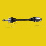 Righthand Front Drive Shaft - Mitsubishi Lancer EVO 7 8 9 CT9A