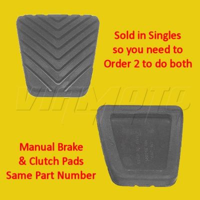 Brake and Clutch Rubber Pad - FTO - Manual