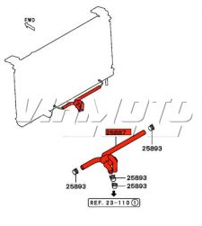 Hose Kit Gearbox to Radiator - Mitsubishi FTO