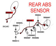 Rear ABS Sensor - FTO 1997 Onwards Facelift