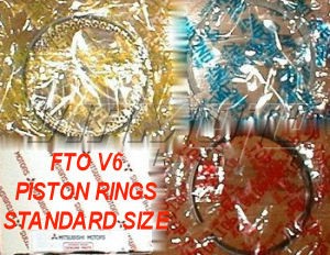 Standard Size Piston Ring Set - FTO 2.0 V6 DE3A