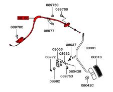 Accelerator Cable - Mitsubishi Legnum/Galant VR4 EC5W EC5A