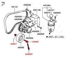 Adjuster Bolt Kit for PS/AC Tensioner - Galant VR4/Legnum VR4 EC5A EC5W