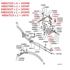 Gear Lever Bush Kit - Mitsubishi GTO/3000GT - Manual Gearbox