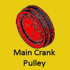 Main Crank Pulley - Mitsubishi Lancer GSR 1.8 4WD Turbo CD5A