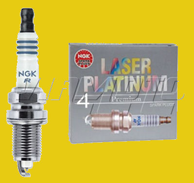 NGK Laser Platinum Spark Plugs X 4 - Mitsubishi EVO 1 CD9A