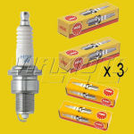 NGK Standard Spark Plugs X 3 - FTO 2.0 V6 DE3A Non Mivec