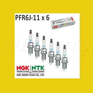 Standard NGK Spark Plugs- SET of 6 - PFR6J-11 - 2743 - Mitsubishi GTO/3000GT