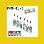 Standard NGK Spark Plugs- SET of 6 - PFR6J-11 - 2743 - Mitsubishi GTO/3000GT