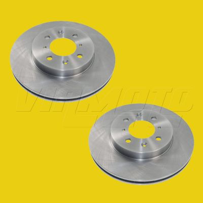 Rear Brake Discs - PAIR - Mitsubishi Colt 1.5 Diesel Turbo DI-D Z39A