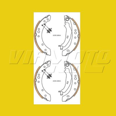 Rear Brake Shoes - Axle Set - Mitsubishi Colt 1.5 Diesel Turbo DI-D Z39A #3