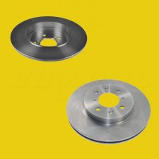 Rear Brake Discs - Mitsubishi Colt CZT 1.5 Turbo Z37A